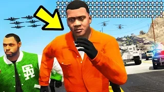 GTA 5 - 100 STAR WANTED LEVEL vs. Grove Street!!