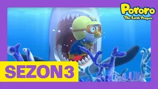 [Pororo türkçe S3] 3 SEZON BÖLÜM 7 Büyük baliği yakala | Köpekbalığı saldırısı | Çocuk animasyonu