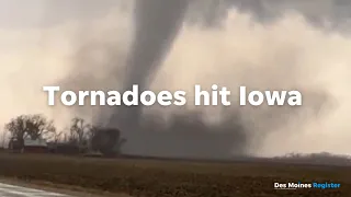Tornado near Gilmore City captured by residents amid severe weather in Iowa
