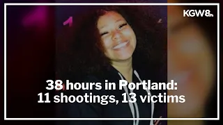 Portland police: 11 shootings, 13 victims in just 38 hours