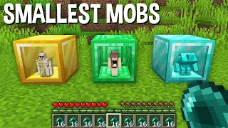 need to SAVE SMALLEST EMERALD GIRL or DIAMOND MUTANT or GOLD GOLEM in Minecraft ???