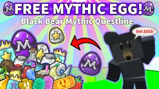 🐻 FREE Mythic Egg! ALL Black Bear Mythic Egg Questline Rewards!
