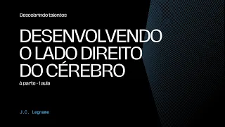 Descobrindo talentos - Desenvolvendo o lado direito do cérebro. - 4 parte - 1 aula