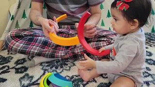 Montessori Wooden Rainbow Toy