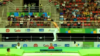 GAO Lei (CHN) - 2016 Olympic Test Event, Rio (BRA) - Individual Final Trampoline Routine 1