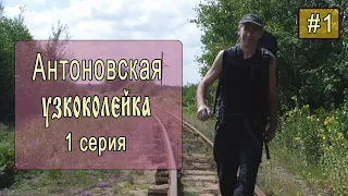 ⛺ Антоновская узкоколейка #1. Пеший марш-бросок на 40 км. УЖД "Антоновка - Заречное"