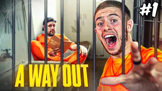 ON DOIT S'ÉVADER DE PRISON AVEC VALOUZZ ! 😳 (A Way Out #1)