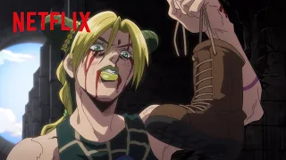 Fighting with Meteorites | JoJo's Bizarre Adventure STONE OCEAN | Clip | Netflix Anime