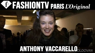 Anthony Vaccarello Backstage | Paris Fashion Week Spring/Summer 2015 | FashionTV