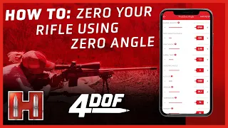 4DOF: How to Zero Your Rifle using ZERO ANGLE