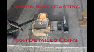 Sand casting copper coins and more