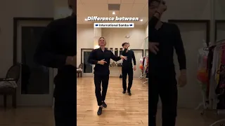 Difference between 🇧🇷Brazilian samba and 🇪🇺International Samba - 🌎DanceWithOleg.com