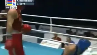 Artur Beterbiev drops Oleksandr Usyk w/a Vicious Body Shot