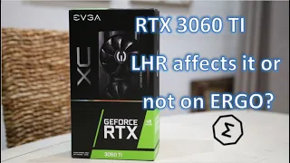 RTX 3060 TI Ergo Mining LHR limited on hashrate or not? My experience! Simplemining OS.