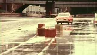 Daimler Benz – demonstrations of the antilock braking system ABS, 1970s   Robert Bosch GmbH   video