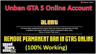 How to Remove Permanent Ban In GTA5 Online || Unban GTA 5 Online Account (100% Working)