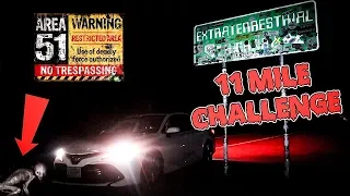 (PHANTOM TRUCK!) WE CAUGHT AN ALIEN ON OUR RADIO IN AREA 51 | 11 MILE CHALLENGE AT AREA 51