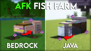EASY Automatic Fish Xp Farm Tutorial in Minecraft 1.20 (Java & Bedrock)