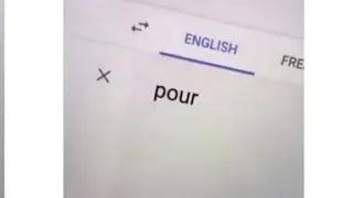Прикол про французский  язык
