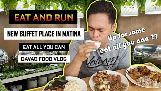 EAT and RUN Davao | New Buffet Place in Matina | Kare-Kare, Pork & Shrooms, Chicken| Davao Food Vlog