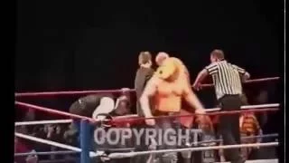 Rare Triple H saves Stone Cold Steve Austin from a Fan