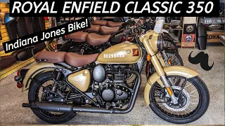 Royal Enfield Classic 350 in Beautiful Signals Desert Sand or Dark Stealth Black Wahoo!