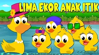 Lagu Kanak Kanak Melayu Malaysia - LIMA EKOR ANAK ITIK - 5 little ducks Malay