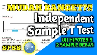 GINI DOANG ? INDEPENDENT SAMPLE T TEST MENGGUNAKAN SPSS (Uji Hipotesis Dua Sampel Bebas)