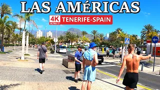 TENERIFE - PLAYA DE LAS AMÉRICAS | What is the Atmosphere like Now? ☀️ 4K Walk ● March 2024