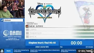 Kingdom Hearts Final Mix HD (Jiminy's Journal 100%) by RioPeace (RPG Limit Break 2019 Part 51)