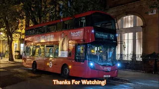 FULL ROUTE VISUAL - Arriva London Route N2: Marylebone Station To Crystal Palace | HV411 (LF18AWC)