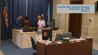 Boston city Council Meeting on September 25, 2019