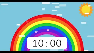 Rainbow Timer 10 Minute 🌈