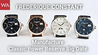 FREDERIQUE CONSTANT Classic Power Reserve Big Date Manufacture. 31st Manufacture Calibre!