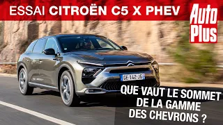 Essai Citroën C5 X hybride rechargeable 225 : que vaut le sommet de la gamme des chevrons ?