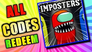 All *Secret* Imposters Codes 2023 | Codes for Imposters 2023 - Roblox Code