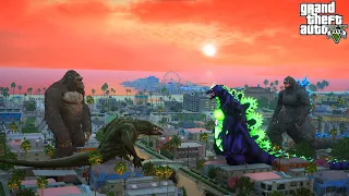 Godzilla super,God zilla Ride vs King Kong,Skull Crawler - GTA V Mods