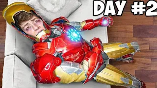 I Survived 50 Hours in Iron Man's Suit #ironman