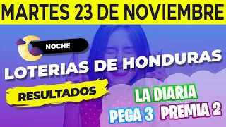 Sorteo 9PM Loto Honduras La Diaria Pega 3 Premia 2 Martes 23 de Noviembre del 2021 | Ganador 😱🤑💰💵