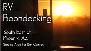 RV Boondocking Arizona Box Canyon