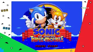 Sonic Triple Trouble 16-Bit [Full Game Playthrough]