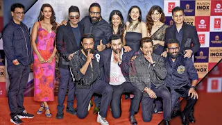 Animal Entire Cast arrives at Animal Grand Premiere | Ranbir Kapoor, Bobby, Rashmika, Sandeep Reddy
