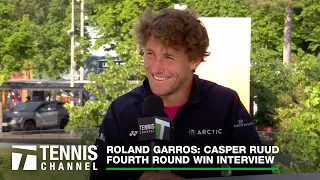 Casper Ruud Reveals How to Master the Windy Conditions | 2023 Roland Garros Fourth Round Interview