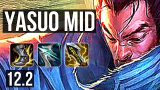 YASUO vs CORKI (MID) | 10/0/6, Rank 6 Yasuo, Legendary | BR Grandmaster | 12.2