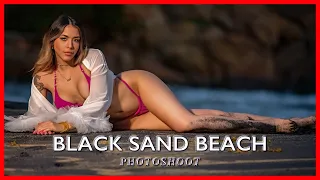 Photoshoot At Puerto Rico's Stunning Black Sand Beach With Nikon 300mm F/4 PF Lens