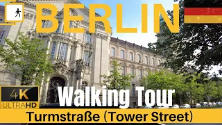 Walking in Berlin Moabit【4K】Turmstraße | Berlin Germany Walking Tour