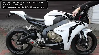 CBR 1000 RR 2008 - 2013 Stock Exhaust vs Dominator Exhaust Sound ⚡️DOMINATOR Exhaust Official 🏍