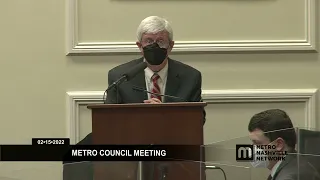 02/15/22 Metro Council Meeting