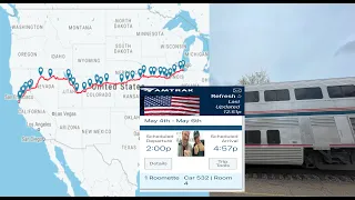 Amtrak California Zephyr May 2024