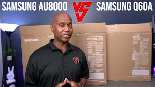 Samsung Q60A VS Samsung AU8000 4K TV Comparison